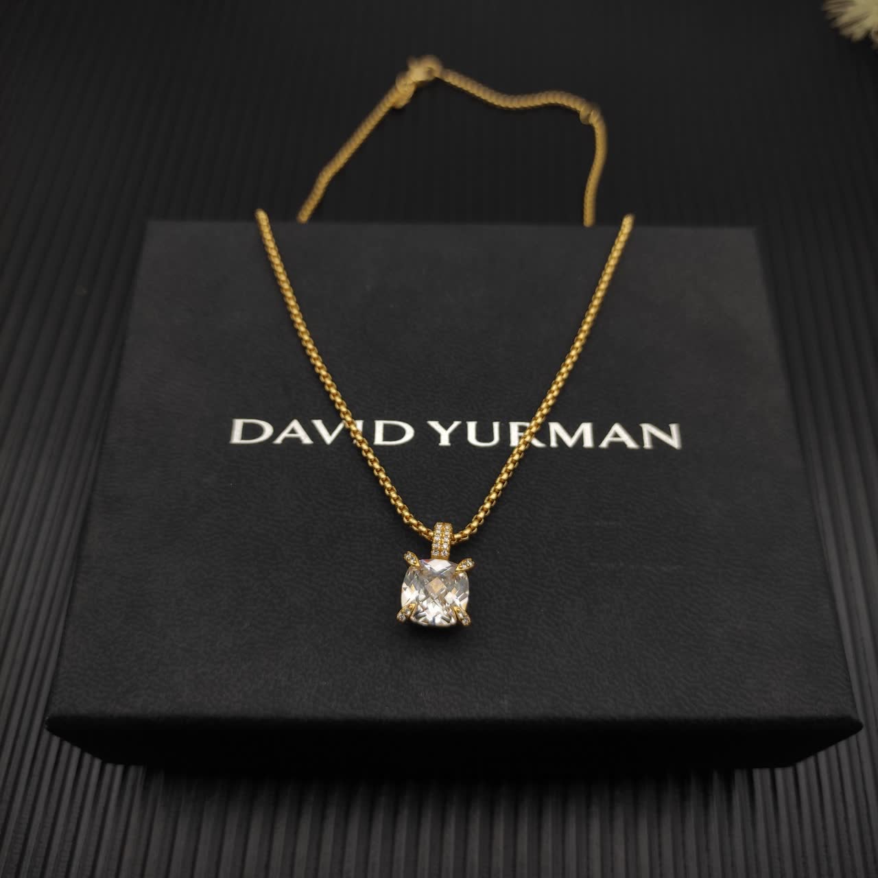 David Yurman Oval Pendant Necklace